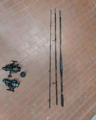 Canne e mulinelli carpfishing