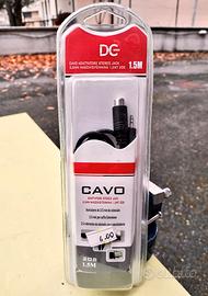 CAVO STEREO JACK 3,5MM MASCHIO/RCA FEMMINA 1,5M