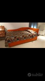 Letto una piazza e mezza con materasso 120x200