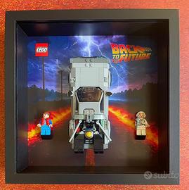 Teca per Lego Back Delorean ritorno al futuro dmc