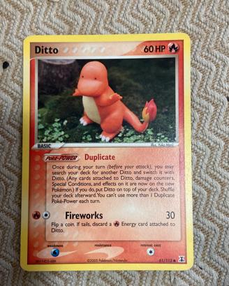 Ditto Charmander #61 Pokemon Delta Species