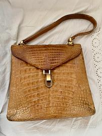 Borsetta vintage di coccoldrillo