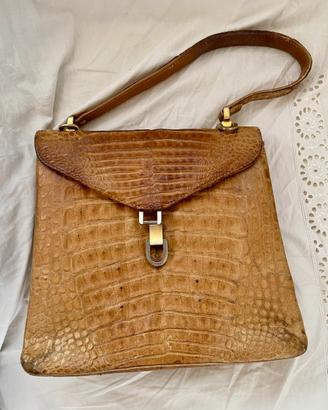 Borsetta vintage di coccoldrillo