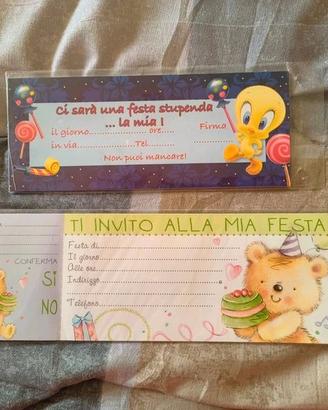 inviti feste per bambini
