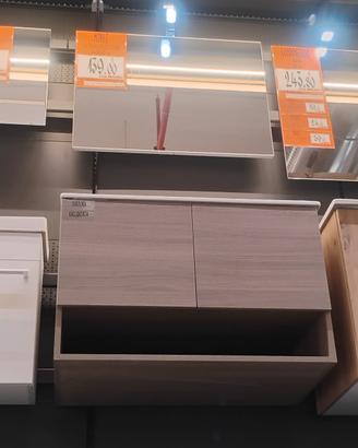 bagno completo con specchiera+ led e sanitari 