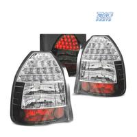 FANALI PER HONDA CIVIC 3P 95-01 LED NERI