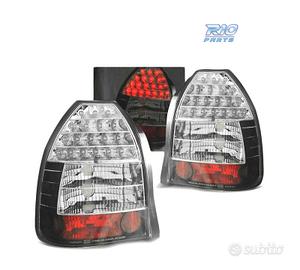 FANALI PER HONDA CIVIC 3P 95-01 LED NERI