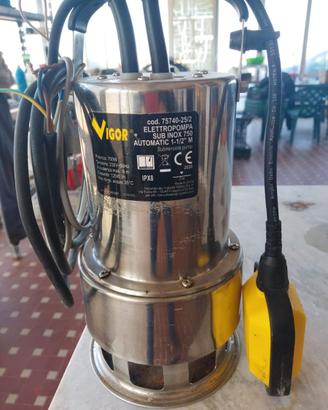 Pompa Vigor a immersione per acque scure e chiare