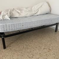letto singolo (branda + materasso)