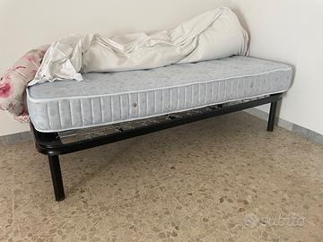 letto singolo (branda + materasso)