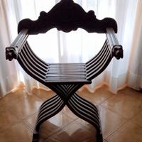 Sedia vintage legno