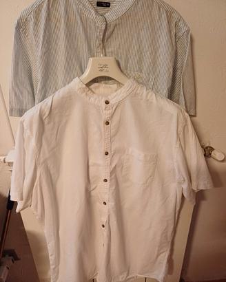 set 2 camice da uomi collo coreano XXL