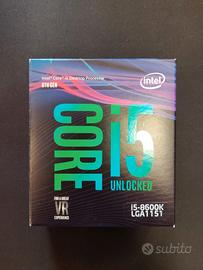 Processore CPU Intel Core i5 8600K LGA 1151