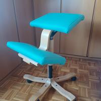 Sedia Stokke, mod. Varier, con ruote