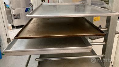 Teglie da forno 40x60 in lamiera alluminata
