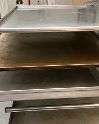 Teglie da forno 40x60 in lamiera alluminata