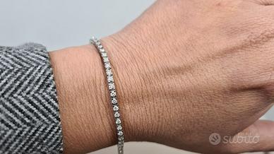 Tennis Diamanti 1,6 Ct in Oro 18 kt