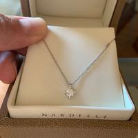 pendente oro bianco 18 kt Nardelli