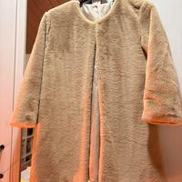 Cappotto effetto teddy beige – taglia S/M