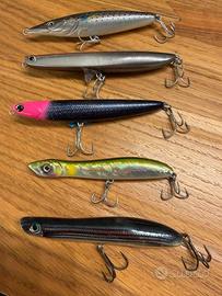 Lotto esche artificiali W.T.D. marche miste