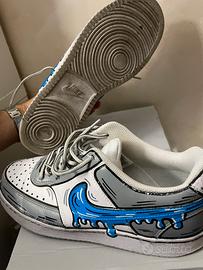 Nike air force 1 custom fumetto