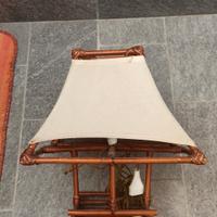 lampada stile zen in bambù 