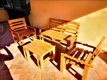 Arredamento da giardino in pallet nuovi 