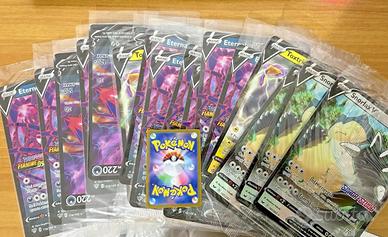 Lotto Carte Pokemon JUMBO dell’era Spada e Scudo