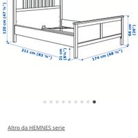 Letto matrimoniale Hemnes