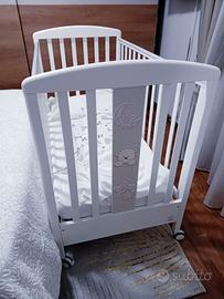 Lettino bimbo + Materasso + coprimater. Aerosleep