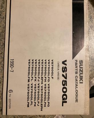 PER SUZUKI VS750 INTRUDER SPARE PARTS CATALOGO