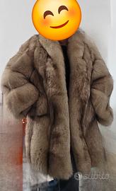 pelliccia di volpe argentata