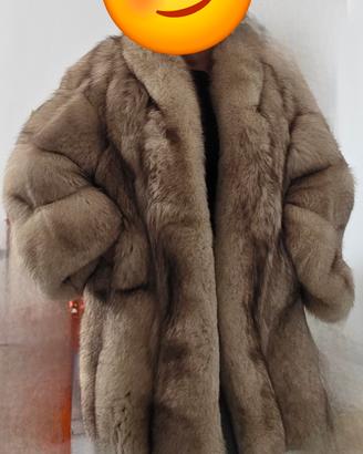 pelliccia di volpe argentata