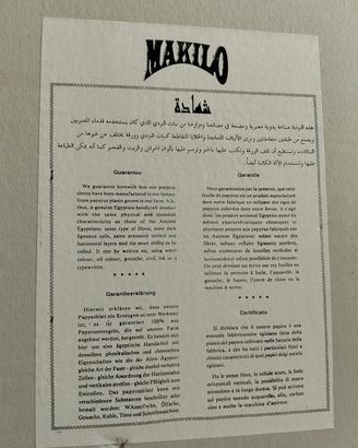quadro egiziano makilo