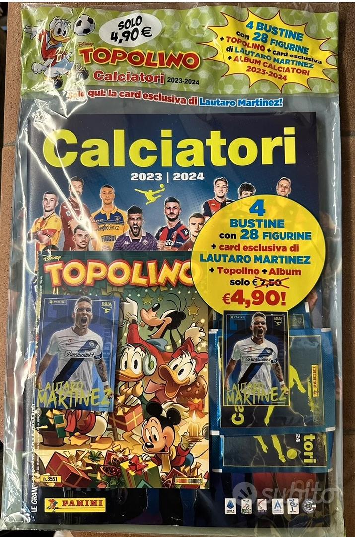 CON TOPOLINO L'ALBUM CALCIATORI PANINI 2023 - 2024 - Associazione