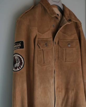 Giacca originale Warson Motors Vintage  scamosciat