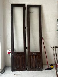 Porta in legno da restaurare