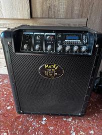 Sistema cassa portatile gatt audio monty 8