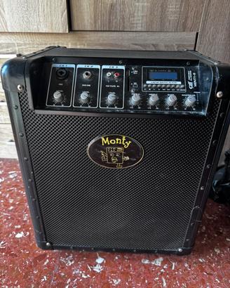 Sistema cassa portatile gatt audio monty 8
