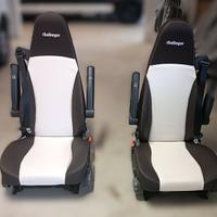 Coppia sedili Fasp con piastra girevole