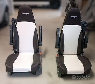 Coppia sedili Fasp con piastra girevole