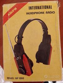 cuffie radio Headphone vintage anni 80