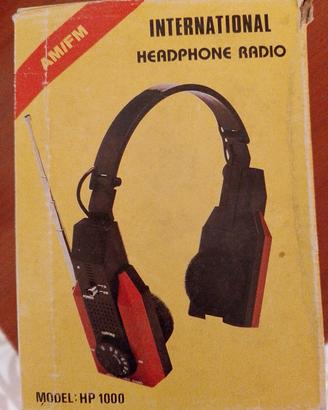 cuffie radio Headphone vintage anni 80