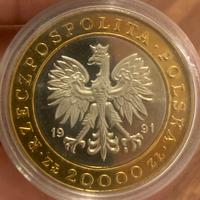 Moneta Polonia 20000 zlota