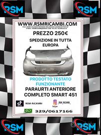 PARAURTI ANTERIORE COMPLETO SMART 451