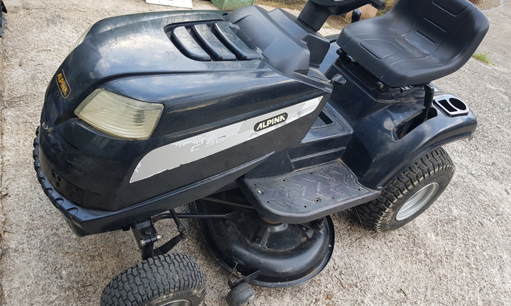 Trattorino rasaerba doppia lama alpina c98