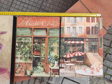 set di 5 quadri varie. misure 
