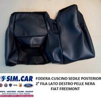 Fodera Cuscino in Pelle nera Post.ds Fiat Freemont