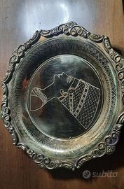 Ottone piatti da appendere Vintage.