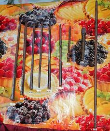 Lotto Raro di 9 Attrezzi Antichi in Ferro Battuto